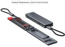 Durable Sturdy Lightweight Multi-Device 3-in-1 Charging Cable for Phone Charging