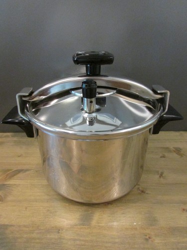 SEB 6 Liter PRESSURE COOKER Heavy Duty Stainless Steel Made In France - NICE!
