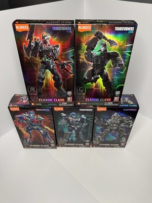 Blokees Classic Class Transformers Optimus Prime Megatron Full Set Of 5