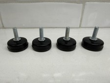 Juego de 4 NUEVO Herman Miller Eames Plástico Deslizables Pies EAMES Contract Mesa Base