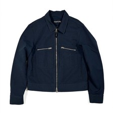 TOM FORD Cotton Canvas Dual Zip Trucker Jacke...