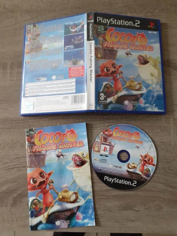 jeu ps2 sony playstation 2 cocoto fishing master*