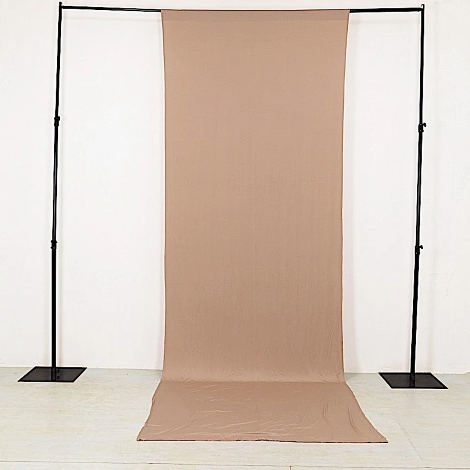5 ft x 14 ft NUDE 4-Way Stretch Spandex Divider Backdrop Curtain Party Wedding - Image 4 of 4