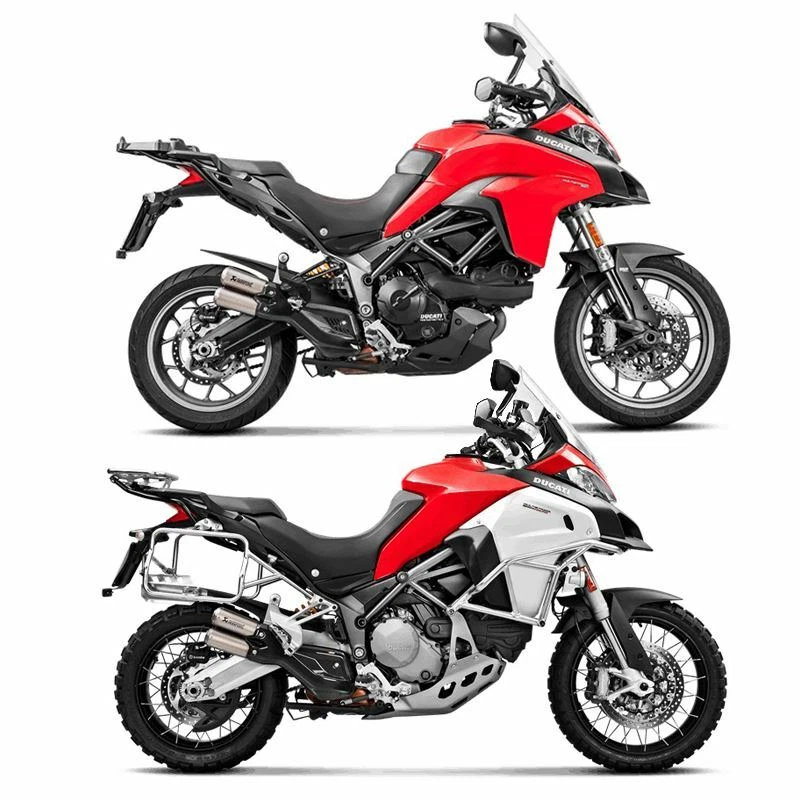 Escape Akrapovic titanio sin cordones (EC) Ducati Multistrada 1200 Enduro 2017-2018 Foto 2 de 4