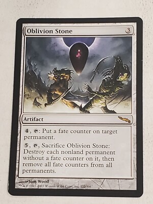 MTG Oblivion Stone (Mirrodin/Artifact/R) - BGM