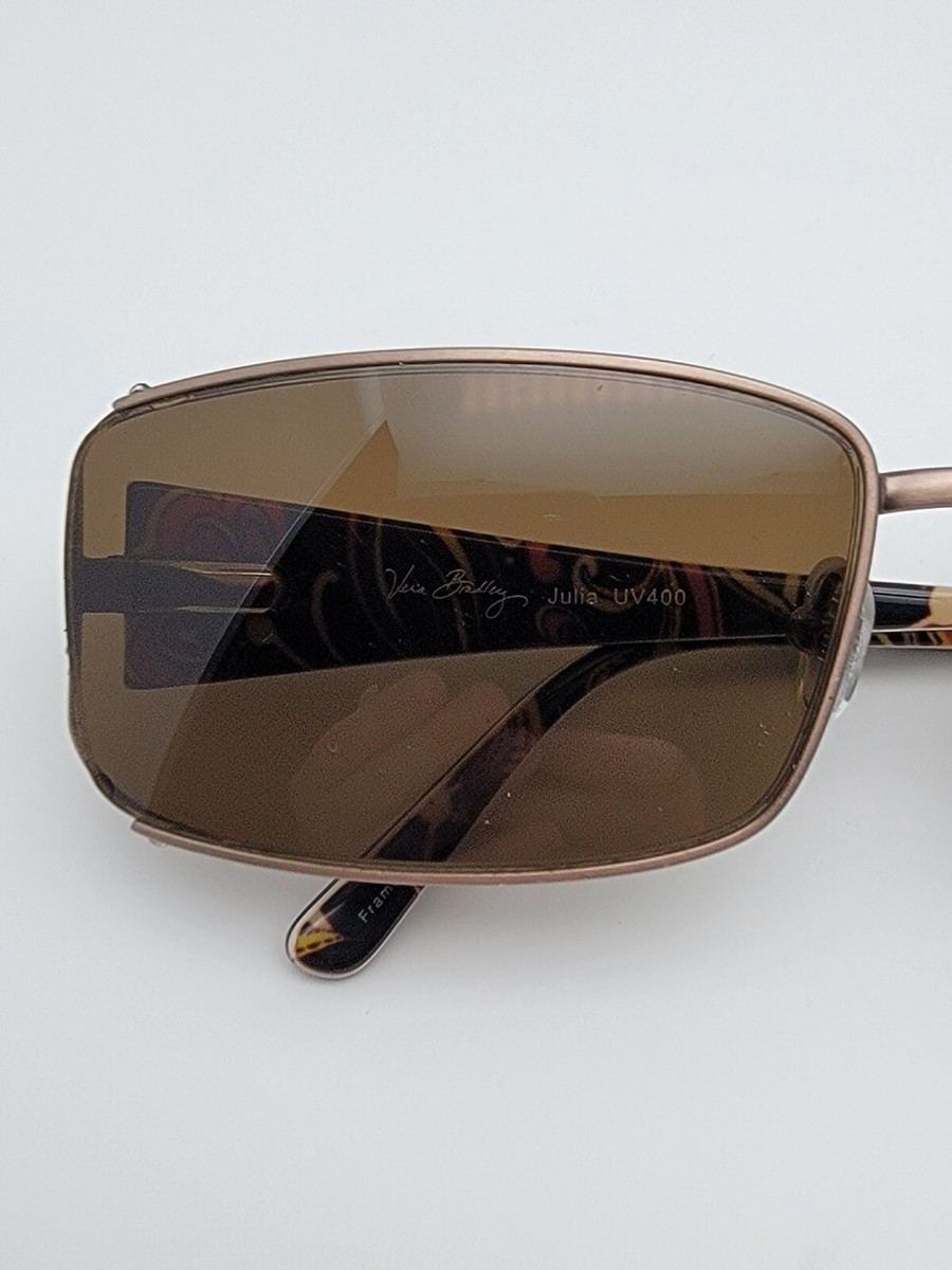 Vera Bradley Julia Puccini Rectangular Prescription Sunglasses Frames Vera Bradley Julia Puccini (014) Tortoise Sunglasses FRAME  main image 3