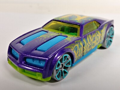 Bully Goat Hot Wheels 2022 HW Art Cars #62 1/10 Purple TRAP 5 Wheels 1:64 Loose