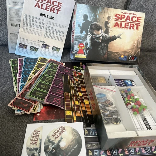 Space Alert Board Game Vlaada Chvatil Team Survival Game Space Explorer Complete