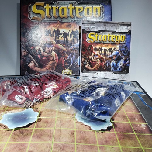 Stratego 50 Years Edition Classic Board Game Of Battlefield Strategy Complete - Picture 3 of 9