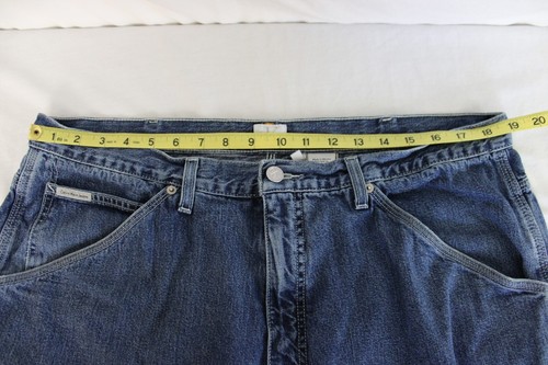 Vtg Calvin Klein Jeans CKJ Men's Carpenter Sz 38 x 32 Blue Double Stone Washed - Picture 15 of 19