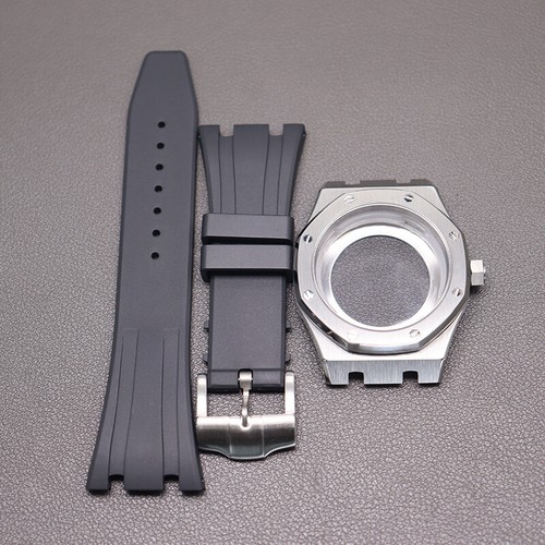 41mm Improved Watch case and silicone strap Sapphire Glass For nh35/36 Movement - Picture 11 of 17