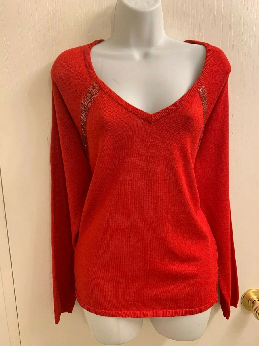 Dressy red on sale sweater
