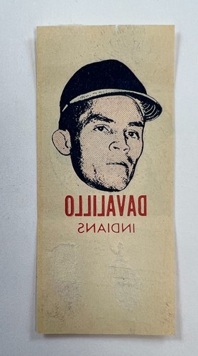 Vic Davalillo 1964 Topps Photo Tattoos card