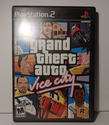 Grand Theft Auto: Vice City (PlayStation 2, 2002) GTA VICE CITY PS2 COMPLETE CIB