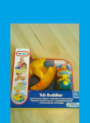 Little Tikes Light Up Tub Buddies Ocean Explorer Leuchtspaß Badeschiff#T35
