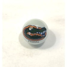 Florida Gators glass marble, NCAA football, University of Florida