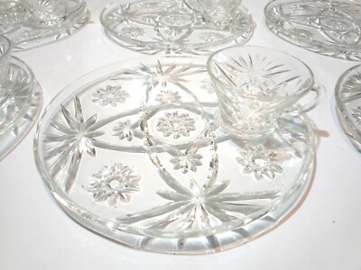 Vintage Anchor Hocking Early American Prescut / Star of David