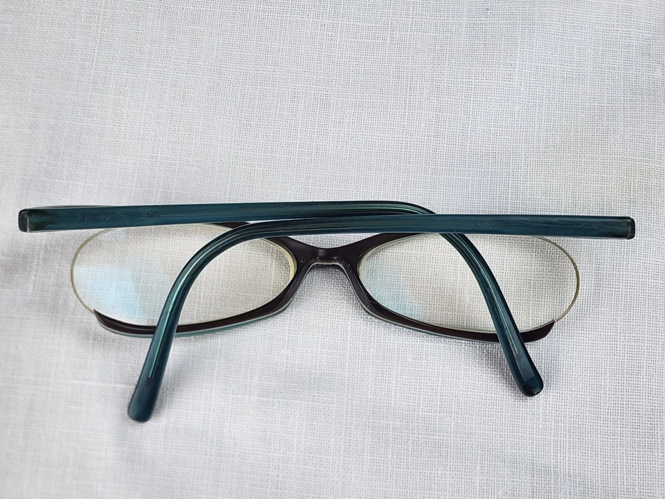 Marco de gafas Neostyle College 309 616 50018/16-135 mm verde azulado/marrón de colección solo RARO Foto 4 de 4