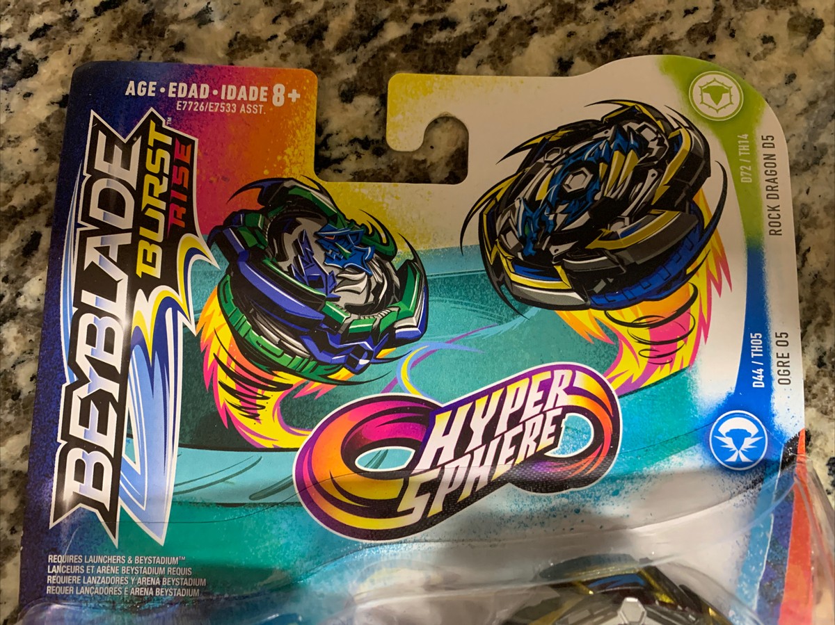 Beyblade Burst Rise Hyper Sphere OGRE O5 ROCK DRAGON D5 MORRIGNA