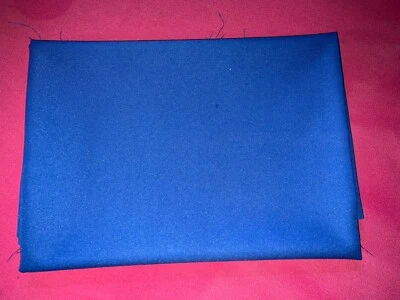 Tissu vintage textile mélangé bleu roi larg 150 cm x H 80 cm réf C468 - Photo 1/3