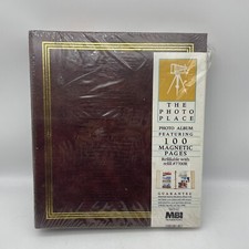 Vintage MBI Photo Album 100 Magnetic Pages for Photos Brown USA No. 7750 NOS