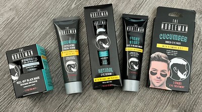 The Nobleman Retinol Eye Serum Fresh Start Face and Beard Wash Facial Scrub Mask