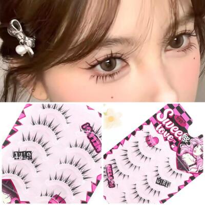 Charming Slanted Flying Electric Eye Aturally Thick One Piece False Eyelash F7F6