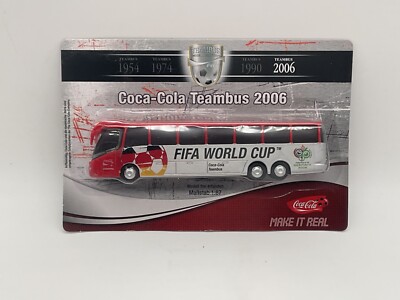 1:87 H0 Oldtimer Truck ,,Coca-Cola Teambus 2006 Deutschland,, NEU in OVP