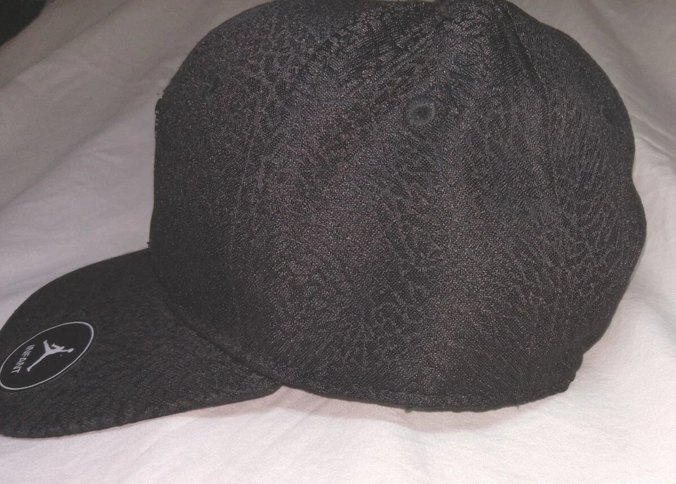 NIKE AIR JORDAN Infant Jumpman Pro,Snapback Hat Cap Charcoal,Silver Shiny Logo - Изображение 2 из 4