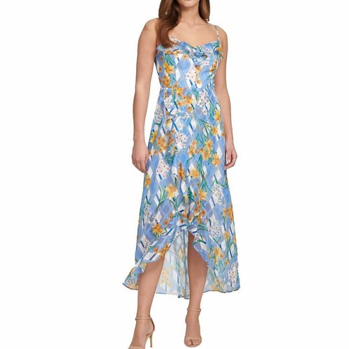KENSIE NEW Women's Floral Print Ruffle 