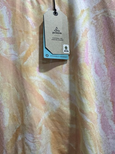 PRANA NWT poly jungle top sz XS NWT $60 floral tie - Picture 8 of 13