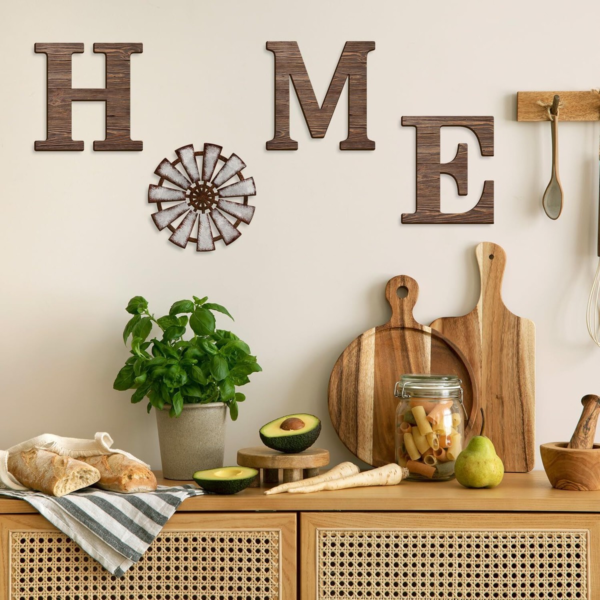 Home Wall Letters With Wreath, Rustic Home Wall Sign, Wood Letters,  Farmhouse Wall Decor, Boho Home Sign, Stacked Wood Sign,livingroom Decor -  Etsy, image size:1200x1200