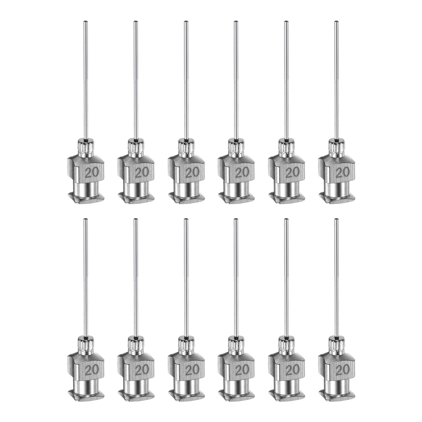 12pcs 20G Stainless Steel Dispensing Needles, 1