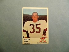 Galen Fiss 1961 Fleer Card No. 17 EX Plus
