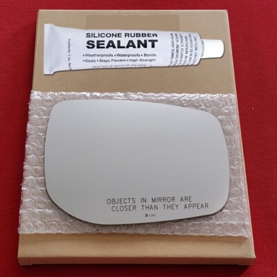 Mirror Glass + Silicone Adhesive For Impreza, Outback, Legacy Passenger Side