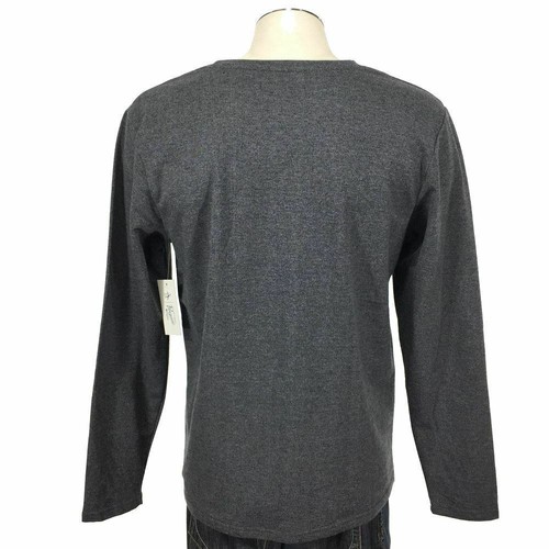 NWT Original Penguin Crew Sweatshirt L Dark Gray Heather Pullover Skate Mens - Picture 2 of 5