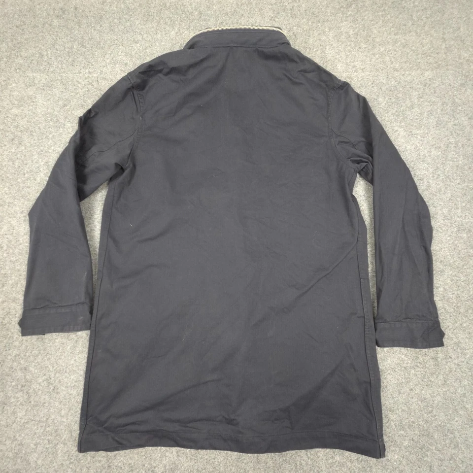 A.P.C. Jacket Mens MEDIUM Black Windbreaker Long Sleeve Full Zip Winter Size M - Image 4 of 4