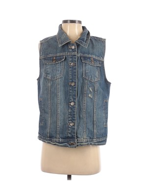 mossimo denim vest