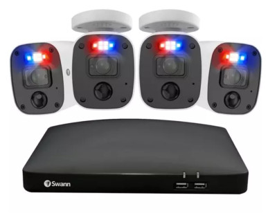 Swann DVR 8-5680 8-Kanal 2 TB 4x 4KMQB Audiokamera CCTV Enforcer Kit 856804MQB