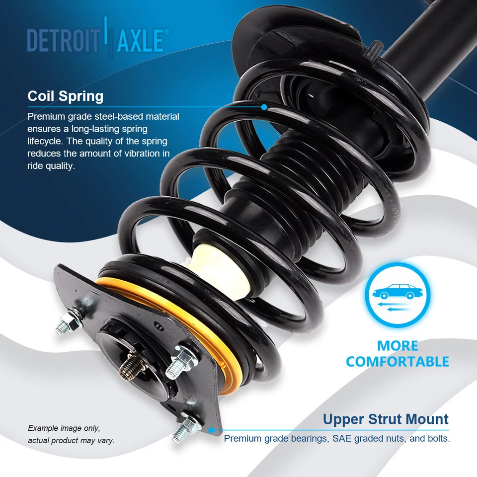 Front Struts Spring Sway Bar Tierod for 2001-2007 Pontiac Aztek Buick Rendezvous - Image 3 of 4