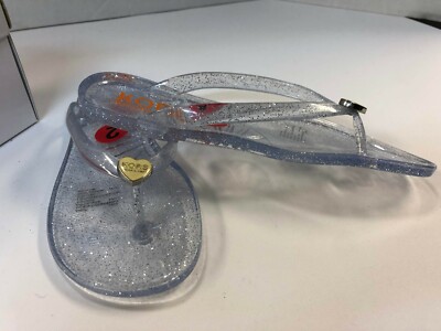 Girls Michael Kors Jelly Glitter Flip Flops Evelin