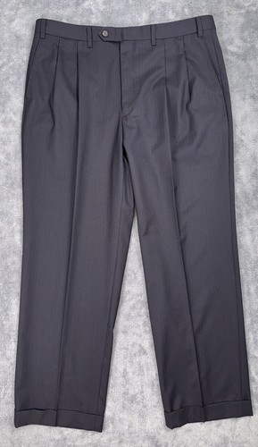 Ralph Ralph Lauren Suit Men’s 42R Navy Blue Pinstripe 100% Wool - Picture 16 of 24