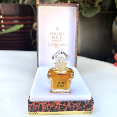 💝TINY SMALL Vintage L'Heure Bleue Guerlain PARFUM 2ml MICRO Mini