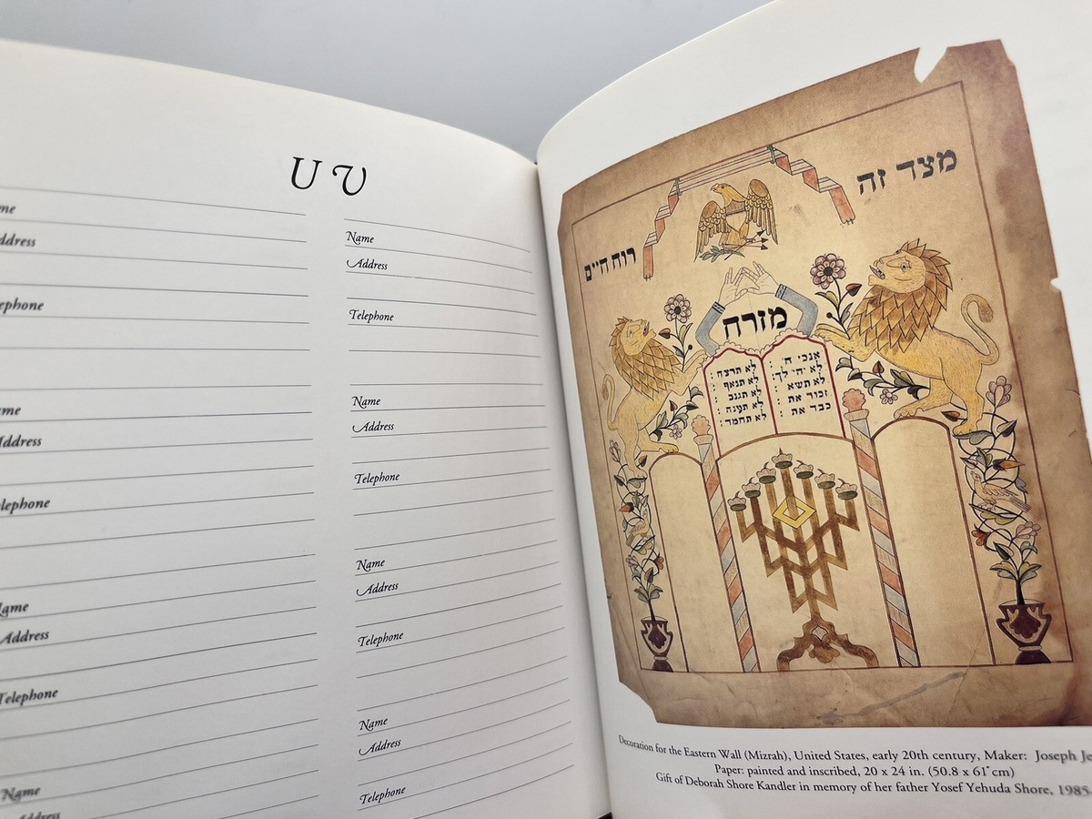 Vintage Treasures of Jewish Heritage: Jewish Museum, Address Book