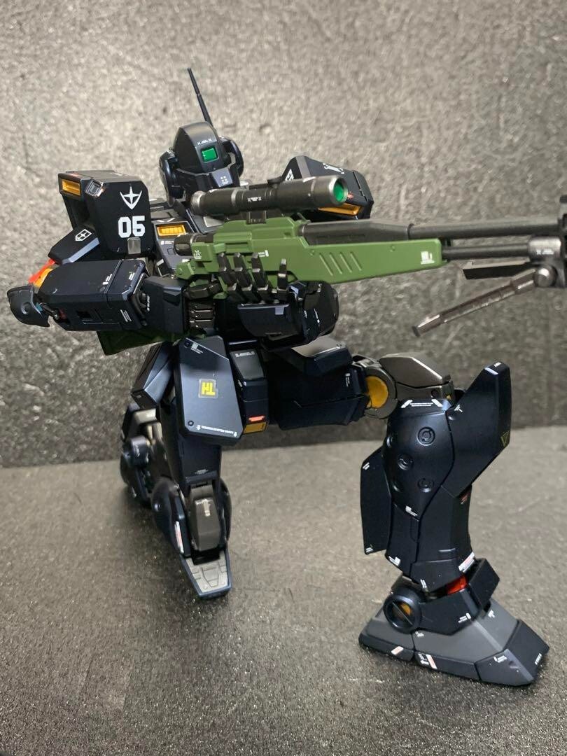 GUNDAM MG GM Sniper II RGM-79SP 1:100 BANDAI Model Kit ALL PAINTED