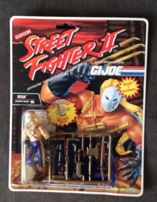 HASBRO G.I. JOE CAPCOM STREET FIGHTER II ACTION FIGURE LOT (3)VEGA