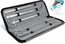 Pinzette per Acquario Forbici Spatola Set per Cura Acquario in Acciaio Pregiato 30cm