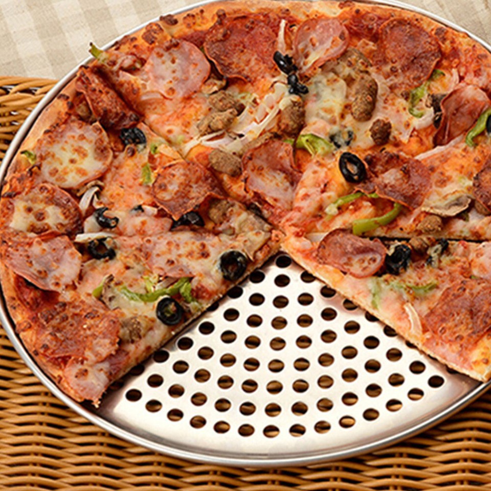 pizza plate non stick pizza crisper Oven Pizza Tray Pizza Baking Sheet ...