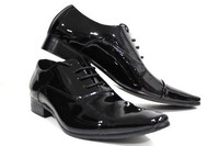 Mens Black Shoes Patent Shiny Lace Up Smart Simple Party Wedding 7 8 9 10 11 Mens Black Shoes Patent Shiny Lace Up Smart Simple Party Wedding 7 8 9 10 11