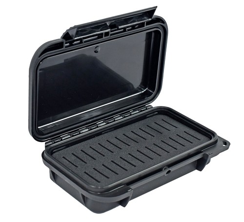 SD Memory Card Case with Custom Slotted Foam Waterproof Dustproof Black on Black - Picture 6 of 7